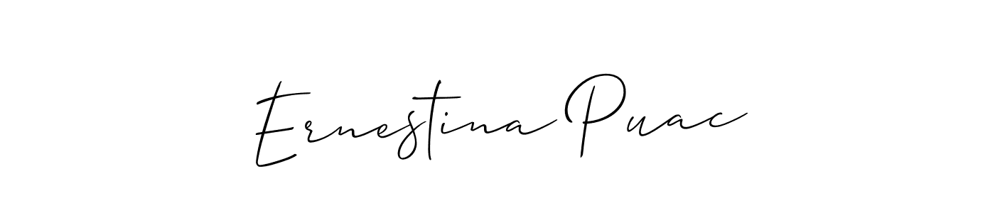 Here are the top 10 professional signature styles for the name Ernestina Puac. These are the best autograph styles you can use for your name. Ernestina Puac signature style 2 images and pictures png