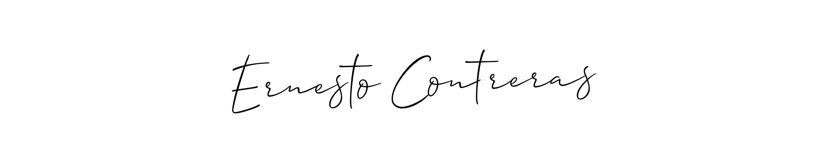 How to Draw Ernesto Contreras signature style? Allison_Script is a latest design signature styles for name Ernesto Contreras. Ernesto Contreras signature style 2 images and pictures png