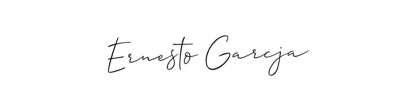 Also we have Ernesto Garcja name is the best signature style. Create professional handwritten signature collection using Allison_Script autograph style. Ernesto Garcja signature style 2 images and pictures png