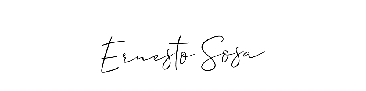 Make a beautiful signature design for name Ernesto Sosa. Use this online signature maker to create a handwritten signature for free. Ernesto Sosa signature style 2 images and pictures png