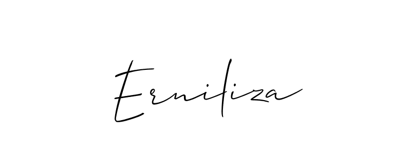 Check out images of Autograph of Erniliza name. Actor Erniliza Signature Style. Allison_Script is a professional sign style online. Erniliza signature style 2 images and pictures png