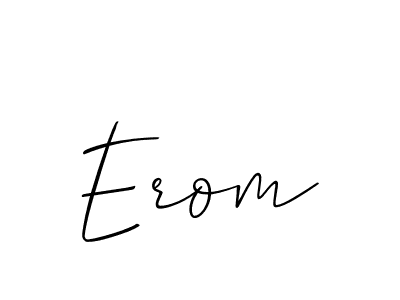 This is the best signature style for the Erom name. Also you like these signature font (Allison_Script). Mix name signature. Erom signature style 2 images and pictures png