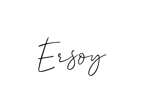 It looks lik you need a new signature style for name Ersoy. Design unique handwritten (Allison_Script) signature with our free signature maker in just a few clicks. Ersoy signature style 2 images and pictures png