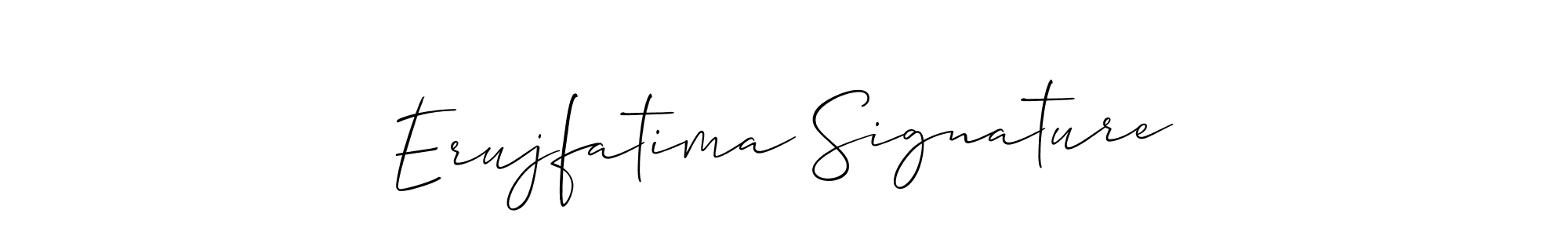 This is the best signature style for the Erujfatima Signature name. Also you like these signature font (Allison_Script). Mix name signature. Erujfatima Signature signature style 2 images and pictures png