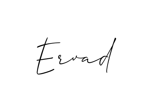 How to Draw Ervad signature style? Allison_Script is a latest design signature styles for name Ervad. Ervad signature style 2 images and pictures png