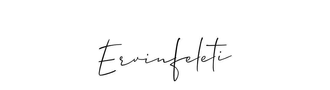 Create a beautiful signature design for name Ervinfeleti. With this signature (Allison_Script) fonts, you can make a handwritten signature for free. Ervinfeleti signature style 2 images and pictures png