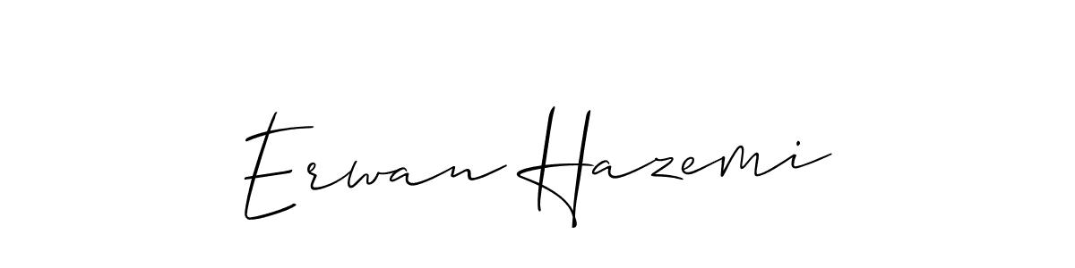The best way (Allison_Script) to make a short signature is to pick only two or three words in your name. The name Erwan Hazemi include a total of six letters. For converting this name. Erwan Hazemi signature style 2 images and pictures png