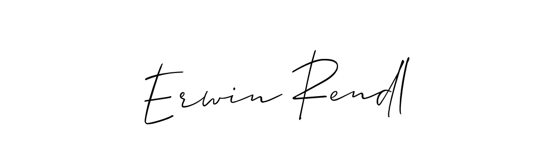 You can use this online signature creator to create a handwritten signature for the name Erwin Rendl. This is the best online autograph maker. Erwin Rendl signature style 2 images and pictures png