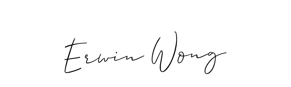 Best and Professional Signature Style for Erwin Wong. Allison_Script Best Signature Style Collection. Erwin Wong signature style 2 images and pictures png