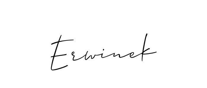 You should practise on your own different ways (Allison_Script) to write your name (Erwinek) in signature. don't let someone else do it for you. Erwinek signature style 2 images and pictures png