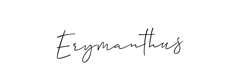 Similarly Allison_Script is the best handwritten signature design. Signature creator online .You can use it as an online autograph creator for name Erymanthus. Erymanthus signature style 2 images and pictures png