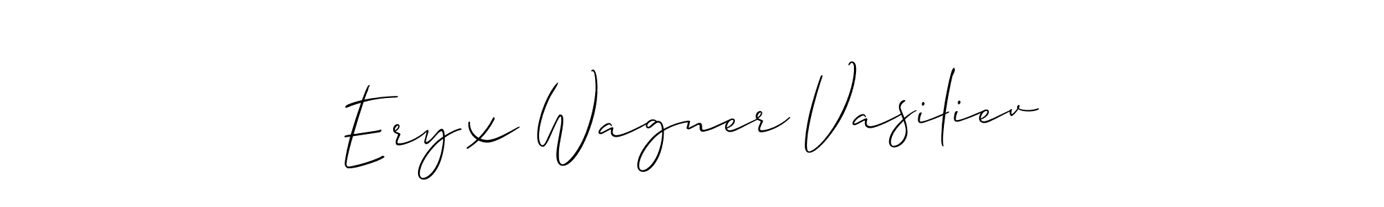 How to make Eryx Wagner Vasiliev name signature. Use Allison_Script style for creating short signs online. This is the latest handwritten sign. Eryx Wagner Vasiliev signature style 2 images and pictures png