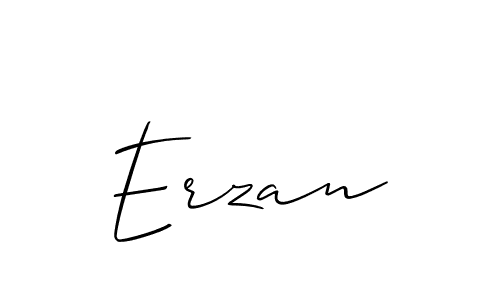 Make a beautiful signature design for name Erzan. Use this online signature maker to create a handwritten signature for free. Erzan signature style 2 images and pictures png