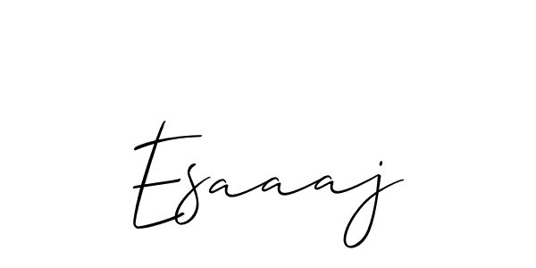 Allison_Script is a professional signature style that is perfect for those who want to add a touch of class to their signature. It is also a great choice for those who want to make their signature more unique. Get Esaaaj name to fancy signature for free. Esaaaj signature style 2 images and pictures png