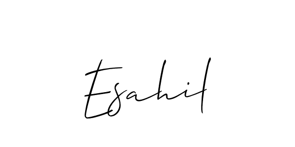 This is the best signature style for the Esahil name. Also you like these signature font (Allison_Script). Mix name signature. Esahil signature style 2 images and pictures png