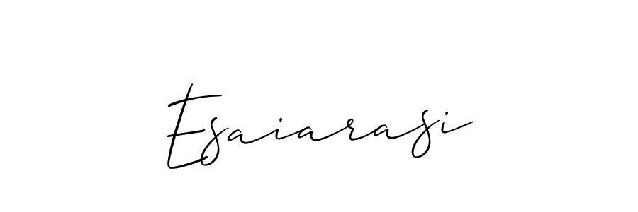 Best and Professional Signature Style for Esaiarasi. Allison_Script Best Signature Style Collection. Esaiarasi signature style 2 images and pictures png