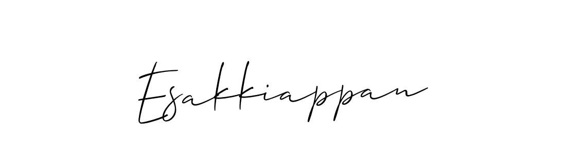 Esakkiappan stylish signature style. Best Handwritten Sign (Allison_Script) for my name. Handwritten Signature Collection Ideas for my name Esakkiappan. Esakkiappan signature style 2 images and pictures png