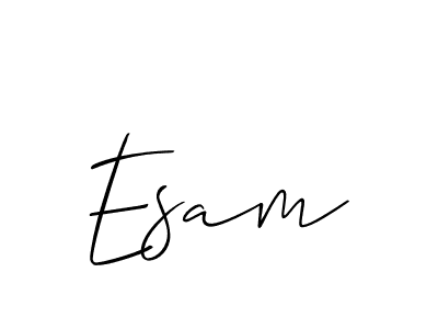 You should practise on your own different ways (Allison_Script) to write your name (Esam) in signature. don't let someone else do it for you. Esam signature style 2 images and pictures png