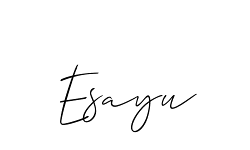 Similarly Allison_Script is the best handwritten signature design. Signature creator online .You can use it as an online autograph creator for name Esayu. Esayu signature style 2 images and pictures png