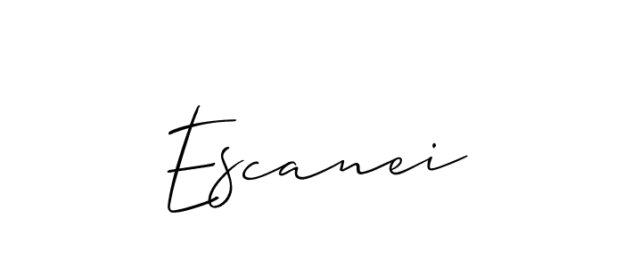 Here are the top 10 professional signature styles for the name Escanei. These are the best autograph styles you can use for your name. Escanei signature style 2 images and pictures png