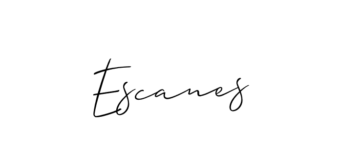 Make a short Escanes signature style. Manage your documents anywhere anytime using Allison_Script. Create and add eSignatures, submit forms, share and send files easily. Escanes signature style 2 images and pictures png