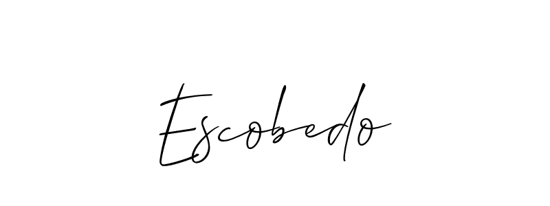 The best way (Allison_Script) to make a short signature is to pick only two or three words in your name. The name Escobedo include a total of six letters. For converting this name. Escobedo signature style 2 images and pictures png