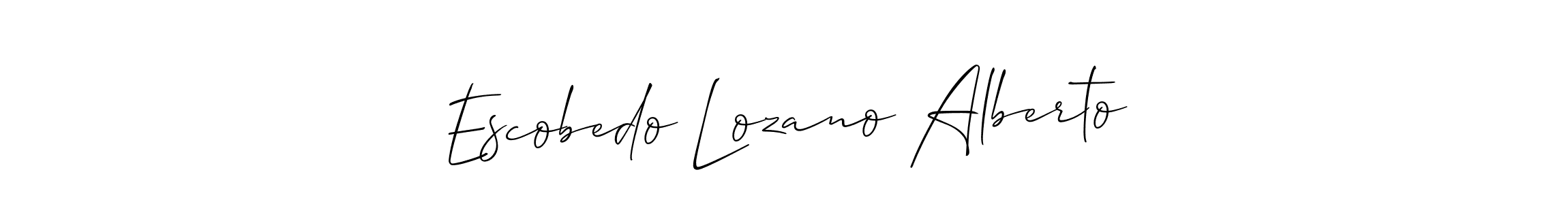 Best and Professional Signature Style for Escobedo Lozano Alberto. Allison_Script Best Signature Style Collection. Escobedo Lozano Alberto signature style 2 images and pictures png