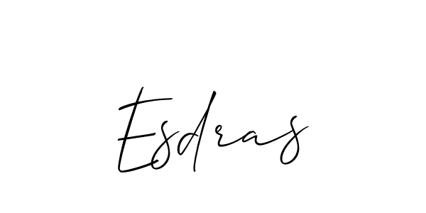 Best and Professional Signature Style for Esdras. Allison_Script Best Signature Style Collection. Esdras signature style 2 images and pictures png