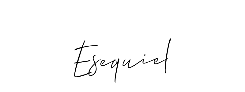 Also we have Esequiel name is the best signature style. Create professional handwritten signature collection using Allison_Script autograph style. Esequiel signature style 2 images and pictures png