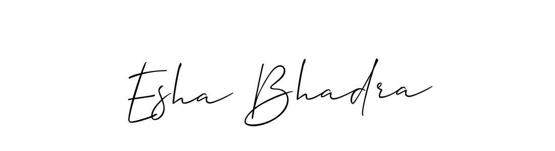 You can use this online signature creator to create a handwritten signature for the name Esha Bhadra. This is the best online autograph maker. Esha Bhadra signature style 2 images and pictures png