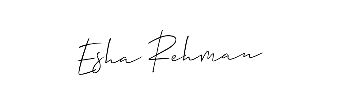Similarly Allison_Script is the best handwritten signature design. Signature creator online .You can use it as an online autograph creator for name Esha Rehman. Esha Rehman signature style 2 images and pictures png