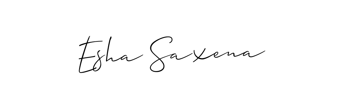 This is the best signature style for the Esha Saxena name. Also you like these signature font (Allison_Script). Mix name signature. Esha Saxena signature style 2 images and pictures png