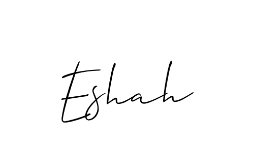 You can use this online signature creator to create a handwritten signature for the name Eshah. This is the best online autograph maker. Eshah signature style 2 images and pictures png