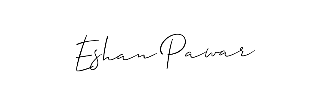 Make a beautiful signature design for name Eshan Pawar. Use this online signature maker to create a handwritten signature for free. Eshan Pawar signature style 2 images and pictures png