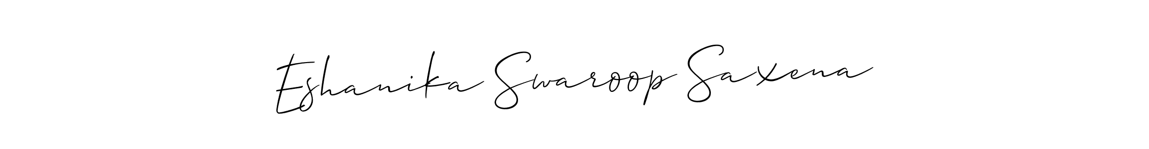 Best and Professional Signature Style for Eshanika Swaroop Saxena. Allison_Script Best Signature Style Collection. Eshanika Swaroop Saxena signature style 2 images and pictures png