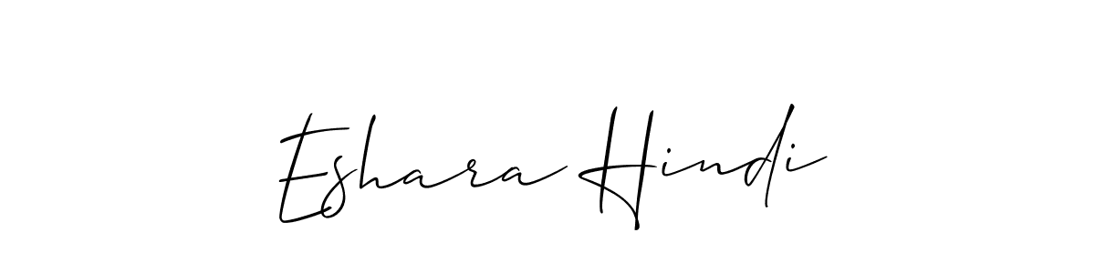 How to Draw Eshara Hindi signature style? Allison_Script is a latest design signature styles for name Eshara Hindi. Eshara Hindi signature style 2 images and pictures png