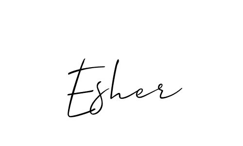 You can use this online signature creator to create a handwritten signature for the name Esher. This is the best online autograph maker. Esher signature style 2 images and pictures png