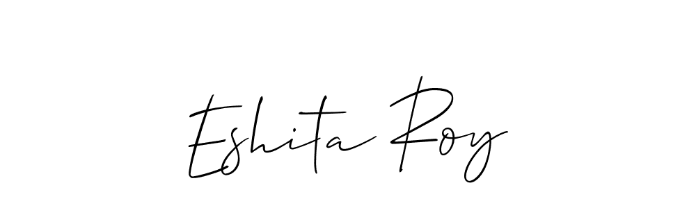 Create a beautiful signature design for name Eshita Roy. With this signature (Allison_Script) fonts, you can make a handwritten signature for free. Eshita Roy signature style 2 images and pictures png