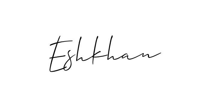 Make a beautiful signature design for name Eshkhan. Use this online signature maker to create a handwritten signature for free. Eshkhan signature style 2 images and pictures png