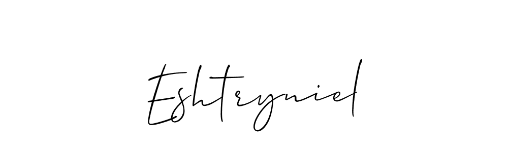 Check out images of Autograph of Eshtryniel name. Actor Eshtryniel Signature Style. Allison_Script is a professional sign style online. Eshtryniel signature style 2 images and pictures png
