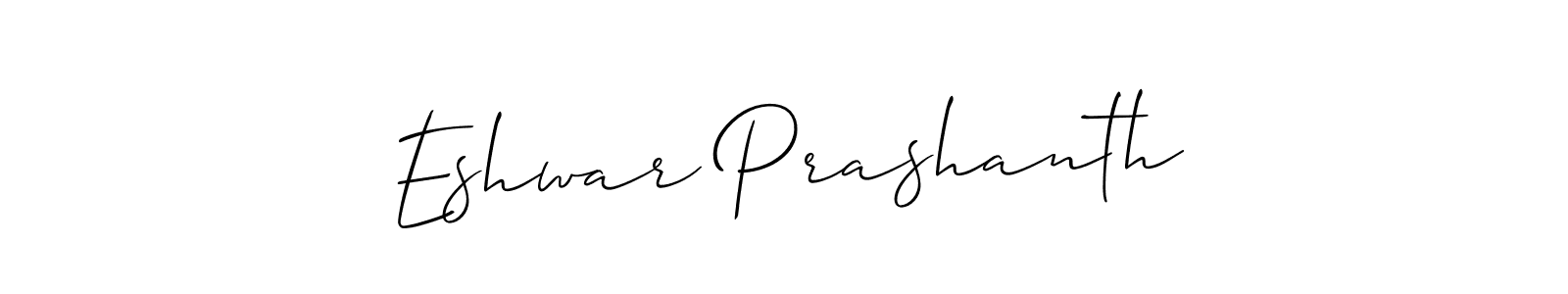 Best and Professional Signature Style for Eshwar Prashanth. Allison_Script Best Signature Style Collection. Eshwar Prashanth signature style 2 images and pictures png