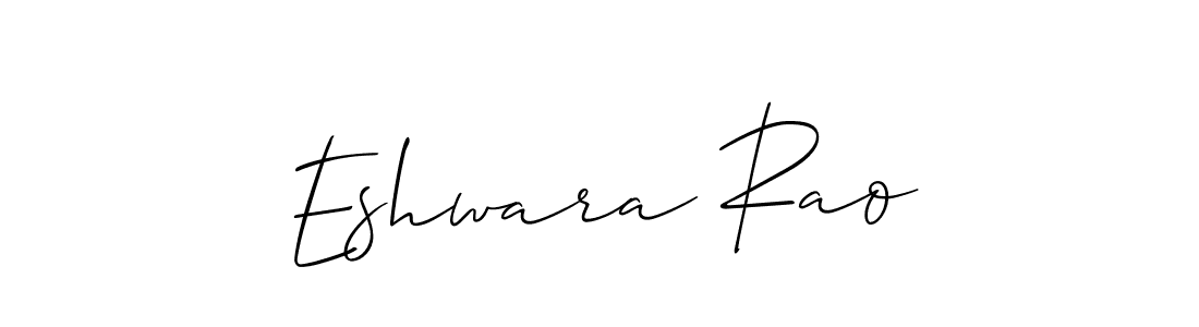 Also You can easily find your signature by using the search form. We will create Eshwara Rao name handwritten signature images for you free of cost using Allison_Script sign style. Eshwara Rao signature style 2 images and pictures png