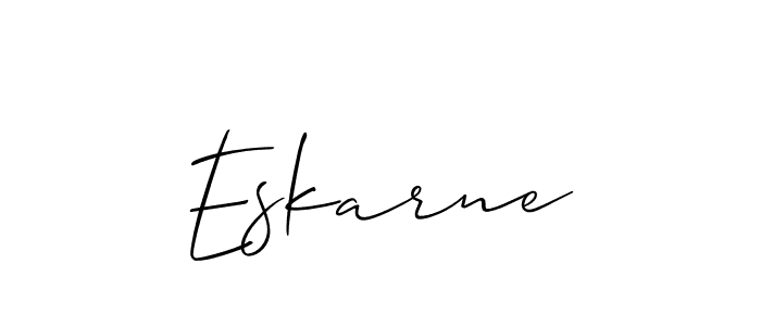 Once you've used our free online signature maker to create your best signature Allison_Script style, it's time to enjoy all of the benefits that Eskarne name signing documents. Eskarne signature style 2 images and pictures png
