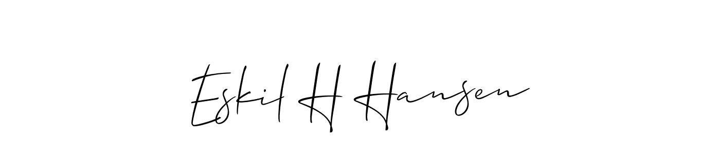 Similarly Allison_Script is the best handwritten signature design. Signature creator online .You can use it as an online autograph creator for name Eskil H Hansen. Eskil H Hansen signature style 2 images and pictures png