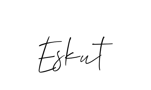 This is the best signature style for the Eskut name. Also you like these signature font (Allison_Script). Mix name signature. Eskut signature style 2 images and pictures png