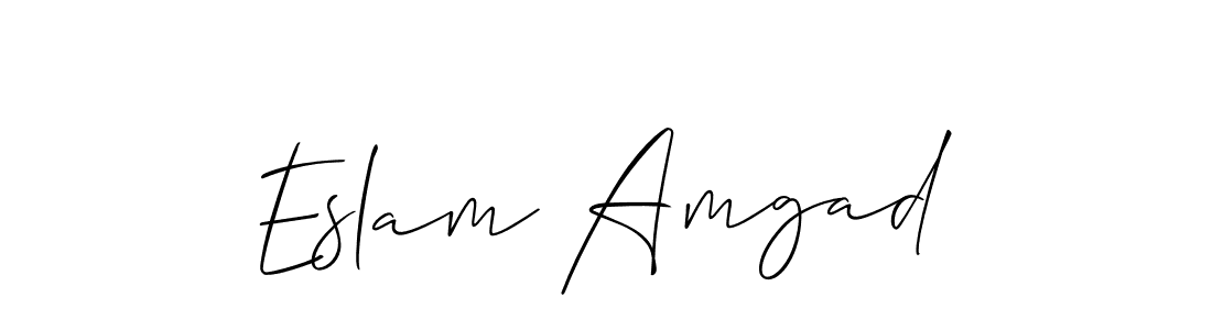 How to Draw Eslam Amgad signature style? Allison_Script is a latest design signature styles for name Eslam Amgad. Eslam Amgad signature style 2 images and pictures png