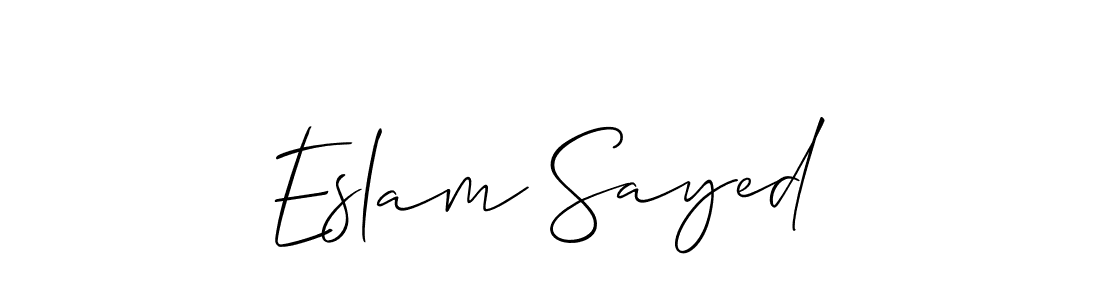 How to Draw Eslam Sayed signature style? Allison_Script is a latest design signature styles for name Eslam Sayed. Eslam Sayed signature style 2 images and pictures png