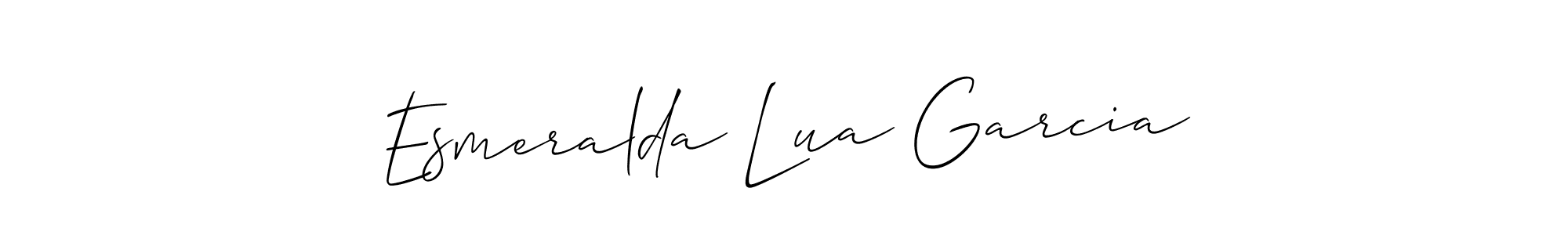 You should practise on your own different ways (Allison_Script) to write your name (Esmeralda Lua Garcia) in signature. don't let someone else do it for you. Esmeralda Lua Garcia signature style 2 images and pictures png