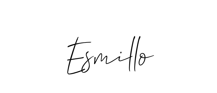 Check out images of Autograph of Esmillo name. Actor Esmillo Signature Style. Allison_Script is a professional sign style online. Esmillo signature style 2 images and pictures png