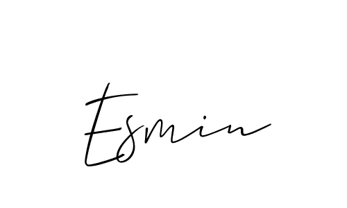 Make a short Esmin signature style. Manage your documents anywhere anytime using Allison_Script. Create and add eSignatures, submit forms, share and send files easily. Esmin signature style 2 images and pictures png
